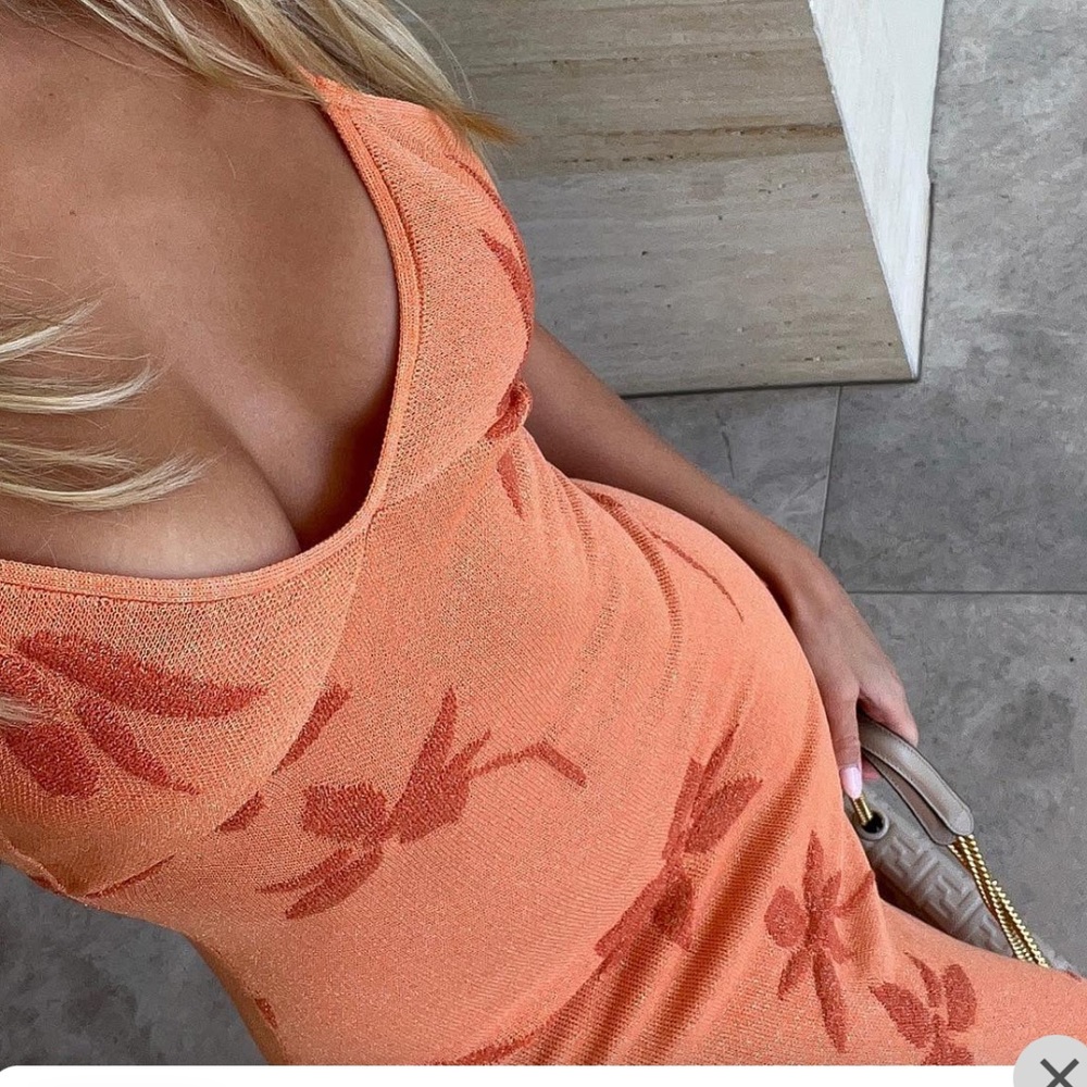 Trust Issues Maxi Dress Orange